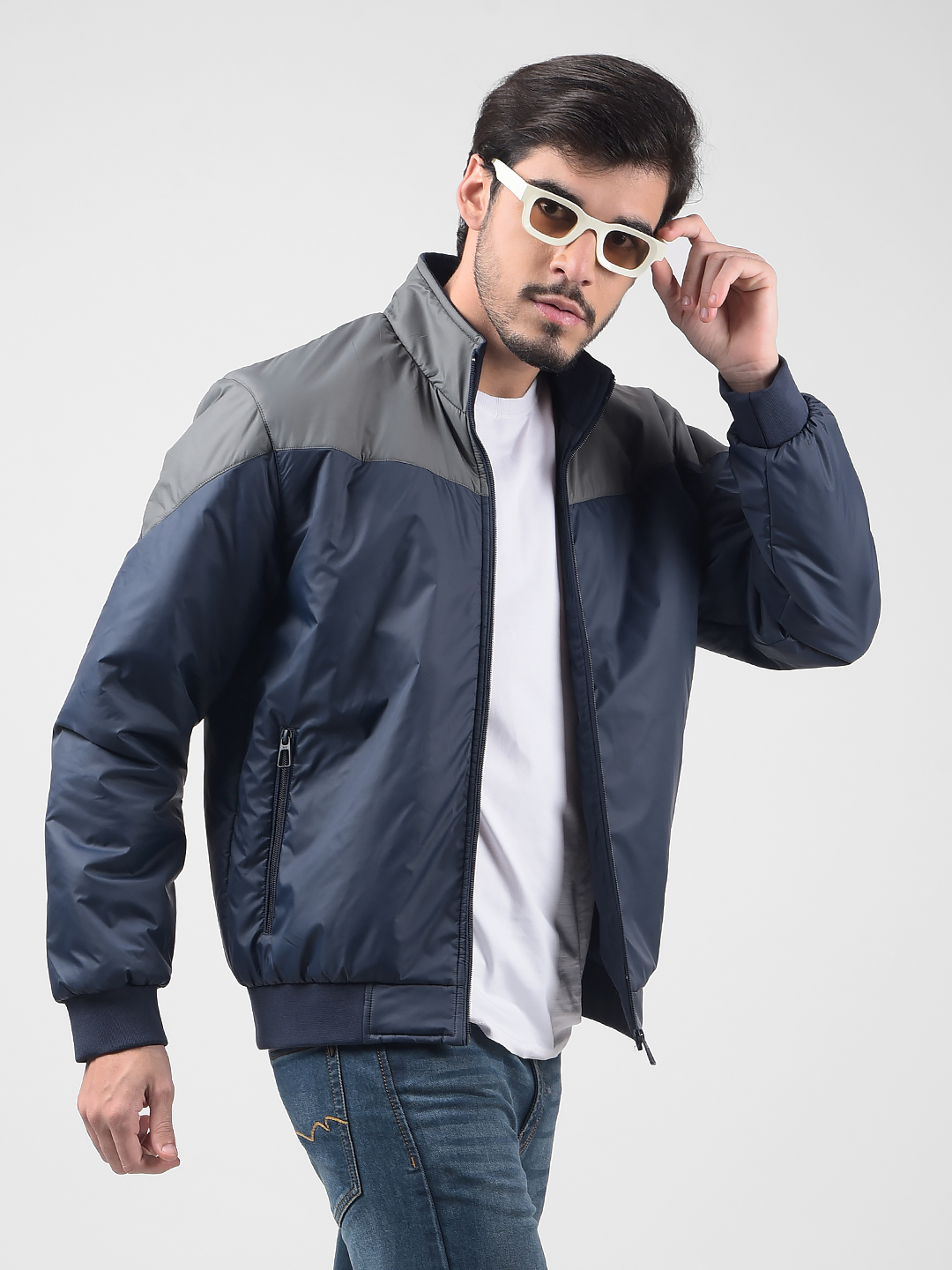 Numero Uno Men Solid Blue Jacket